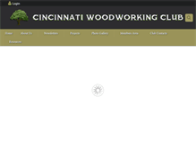 Tablet Screenshot of cincinnatiwoodworkingclub.org
